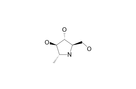 2-HYDROXYMETHYL-3,4-DIHYDROXY-6-METHYPYRROLIDINE;6-DEOXY-DMDP
