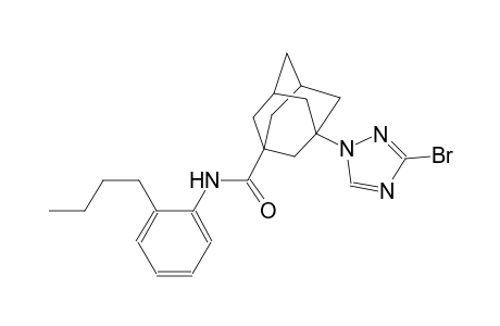 3-(3-bromo-1H-1,2,4-triazol-1-yl)-N-(2-butylphenyl)-1-adamantanecarboxamide
