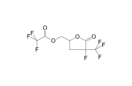 2-FLUORO-2-TRIFLUOROMETHYL-4-TRIFLUOROACETOXYMETHYL-4-BUTANOLIDE