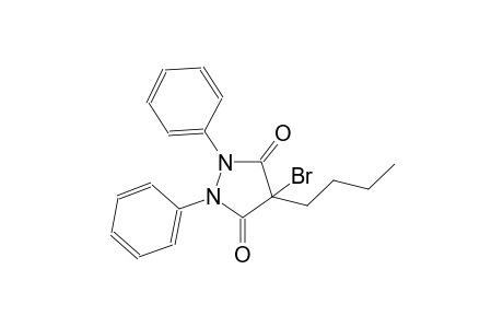 3,5-pyrazolidinedione, 4-bromo-4-butyl-1,2-diphenyl-