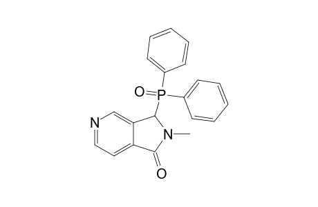 3-DIPHENYLPHOSPHINOYL-2-METHYL-2,3-DIHYDRO-1H-PYRROLO-[3,4-C]-PYRIDINE-1-ONE