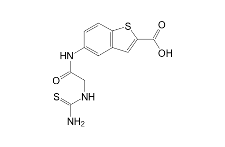 5-[2'-(2"-Thioureido)acetamido]benzo[b]thiophene-2-carboxylic Acid