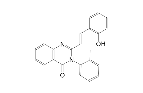 4(3H)-quinazolinone, 2-[(E)-2-(2-hydroxyphenyl)ethenyl]-3-(2-methylphenyl)-
