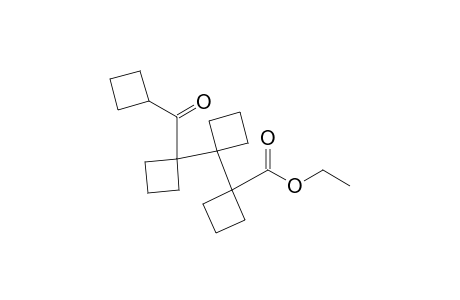 1"-Cyclobutanecarbonyl-[1,1':1',1"]tercyclobutane-1-carboxylic acid ethyl ester