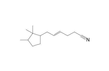 (E)-6-(2,2,3-Trimethylcyclopentyl)hex-4-enenitrile