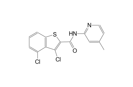 3,4-dichloro-N-(4-methyl-2-pyridinyl)-1-benzothiophene-2-carboxamide