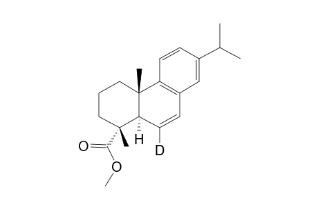 Methyl 6-deuterio-abieta-6,8,11,13-tetraen-18-oate