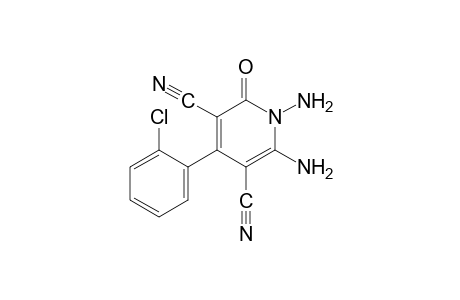 4-(o-chlorophenyl)-1,6-diamino-1,2-dihydro-2-oxo-3,5-pyridinedicarbonitrile