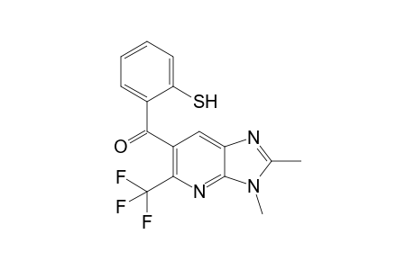 2,3-Dimethyl-6-(2-sulfanylbenzoyl)-5-(trifluoromethyl)-3H-imidazo[4,5-b]pyridine