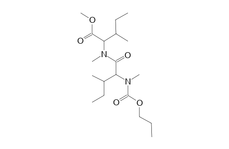 ile-ile, N,N'-Dimethyl-N-(N-propyloxycarbonyl)-, methyl ester (isomer 2)