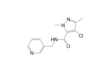 4-chloro-1,3-dimethyl-N-(3-pyridinylmethyl)-1H-pyrazole-5-carboxamide