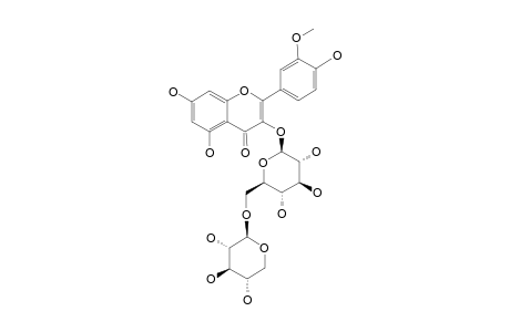 ISORHAMNETIN-3-O-BETA-D-XYLOPYRANOSYL-(1->6)-BETA-D-GLUCOPYRANOSIDE
