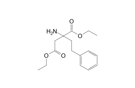 Diethyl 2-(2-phenylethyl)asparate
