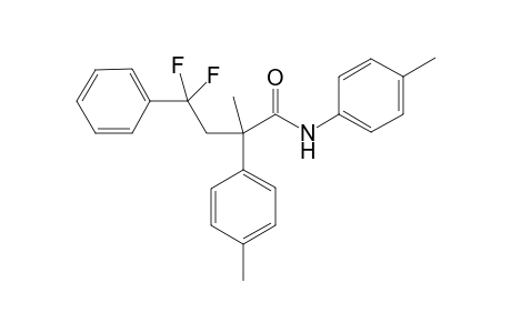 4,4-Difluoro-2-methyl-4-phenyl-N,2-di-p-tolylbutanamide