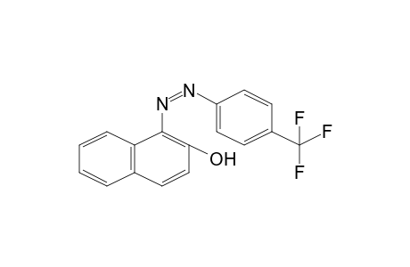 1-((Z)-[4-(Trifluoromethyl)phenyl]diazenyl)-2-naphthol