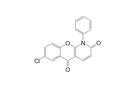 7-CHLORO-1-PHENYL-5-OXO-CHROMANO-[2,3-B]-DIHYDRO-2(1H)-PYRIDONE
