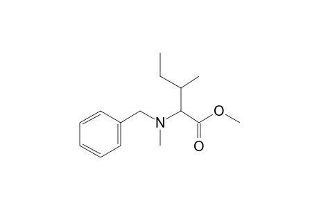 L-Isoleucine, N-methyl-N-benzyl-, methyl ester