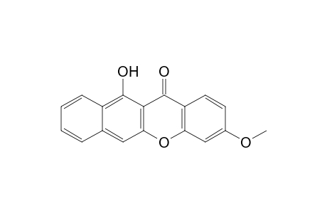 12H-Benzo[b]xanthen-12-one, 11-hydroxy-3-methoxy-