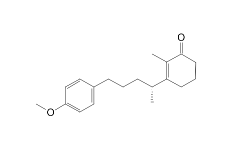 3-[(1R)-4-(4-methoxyphenyl)-1-methyl-butyl]-2-methyl-cyclohex-2-en-1-one