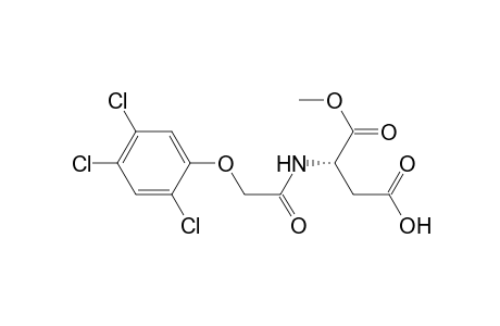 L-Aspartic acid, N-[(2,4,5-trichlorophenoxy)acetyl]-, 1-methyl ester