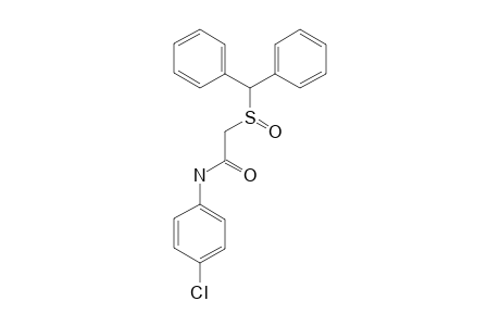 2-(BENZHYDRYLSULFINYL)-N-(4-CHLOROPHENYL)-ACETAMIDE