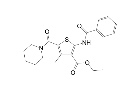 ethyl 2-(benzoylamino)-4-methyl-5-(1-piperidinylcarbonyl)-3-thiophenecarboxylate