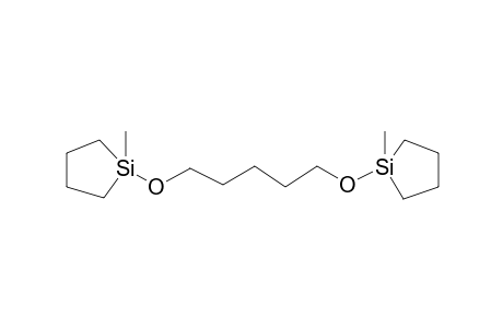 1-Methyl-1-((5-[(1-methyl-1-silolanyl)oxy]pentyl)oxy)silolane