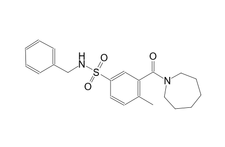 benzenesulfonamide, 3-[(hexahydro-1H-azepin-1-yl)carbonyl]-4-methyl-N-(phenylmethyl)-