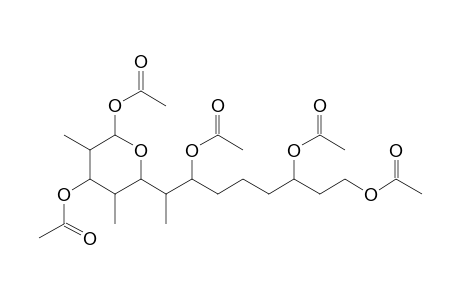 1,3,7-Nonanetriol, 8-[4,6-bis(acetyloxy)tetrahydro-3,5-dimethyl-2H-pyran-2-yl]-, triacetate