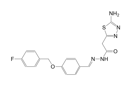 2-(5-amino-1,3,4-thiadiazol-2-yl)-N'-((E)-{4-[(4-fluorobenzyl)oxy]phenyl}methylidene)acetohydrazide