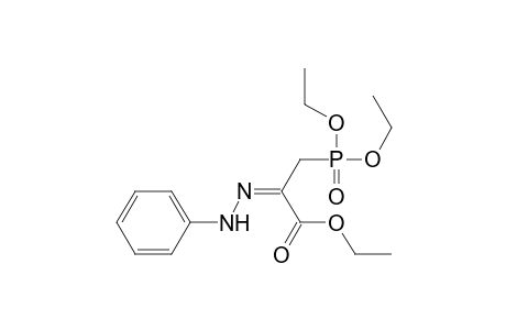 Ethyl 3-(diethoxyphosphoryl)-2-(phenylhydrazono)propanoate