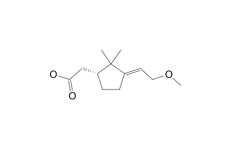 (4-R)-4-CARBOXYMETHYL-1-[(1-E)-2-METHOXYETHYLIDENE]-5,5-DIMETHYLCYCLOPENTANE