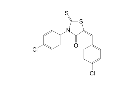 (5E)-3-(4-chlorophenyl)-5-[(4-chlorophenyl)methylene]-2-thioxo-thiazolidin-4-one