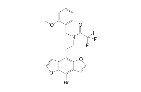 2C-B-FLY-NBOMe artifact (-4H) TFA