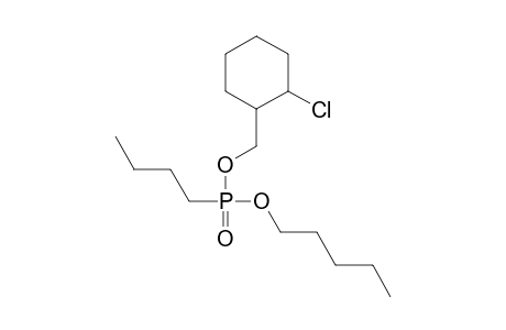 Butylphosphonic acid, 2-chlorocyclohexylmethyl pentyl ester