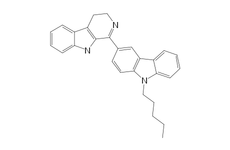 1-(9'-PENTYL-3'-CARBAZOLYL)-3,4-DIHYDRO-BETA-CARBOLINE