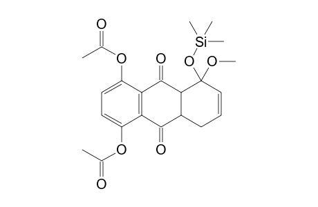 5,8-Diacetoxy-1-methoxy-1-[(trimethylsilyl)oxy]-1,4,4a,9a-tetrahydro-9,10-anthraquinone