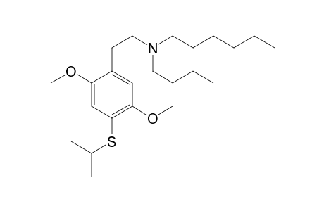 N-Hexyl-N-butyl-2,5-dimethoxy-4-(iso-propylthio)phenethylamine