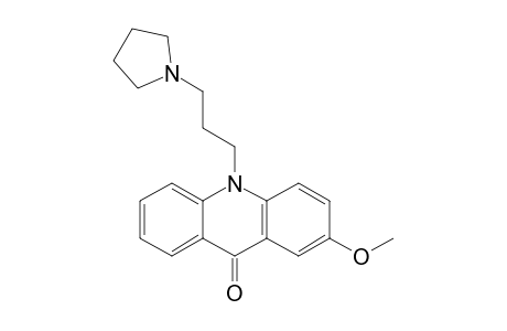 10-(3'-N-PYRROLIDINOPROPYL)-2-METHOXYACRIDONE