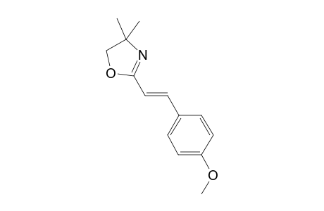 (E)-2-[2-(4-Methoxyphenyl)vinyl]-4,4-dimethyl-4,5-dihydro-1,3-dioxazole