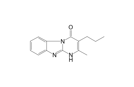 2-Methyl-3-propyl-1H-benzo[4,5]imidazo[1,2-a]pyrimidin-4-one