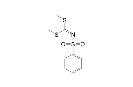 N-(Dimethylthiomethylidene)benzenesulfonamide