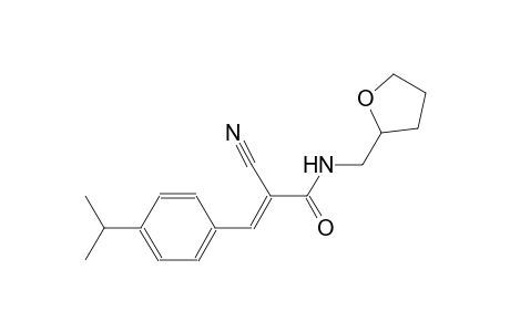 2-propenamide, 2-cyano-3-[4-(1-methylethyl)phenyl]-N-[(tetrahydro-2-furanyl)methyl]-, (2E)-
