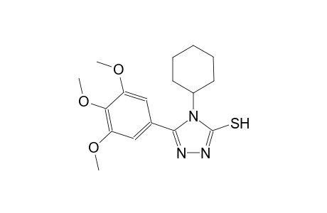 4H-1,2,4-triazole-3-thiol, 4-cyclohexyl-5-(3,4,5-trimethoxyphenyl)-