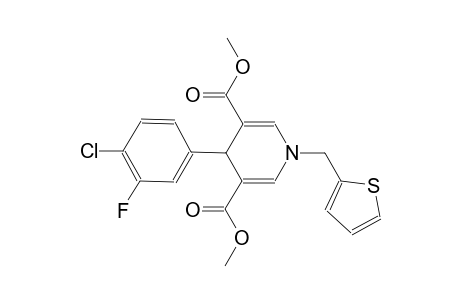 4-(4-Chloro-3-fluoro-phenyl)-1-(2-thenyl)-4H-pyridine-3,5-dicarboxylic acid dimethyl ester