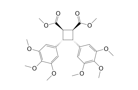 Dimethyl t-3,t-4-di(3,4,5-trimethoxyphenyl)cyclobutane-r-1,c-2-dicarboxylate