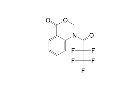 Methyl 2-(N-pentafluoropropionylamino)benzoate