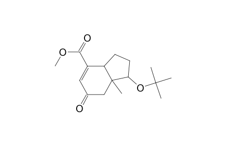 Methyl 1-Methyl-3-oxo-9-t-butoxybicyclo[4.3.0]non-4-en-5-carboxylate