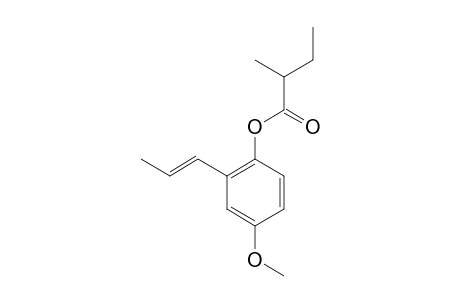 2-methylbutyric acid [4-methoxy-2-[(E)-prop-1-enyl]phenyl] ester
