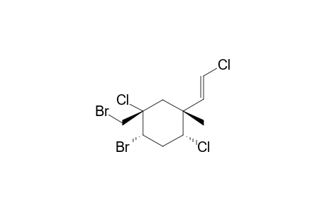 (1S,2S,4R,5R,E)-2-bromo-1-(bromomethyl)-1,4-dichloro-5-(2-chlorovinyl)-5-methylcyclohexane